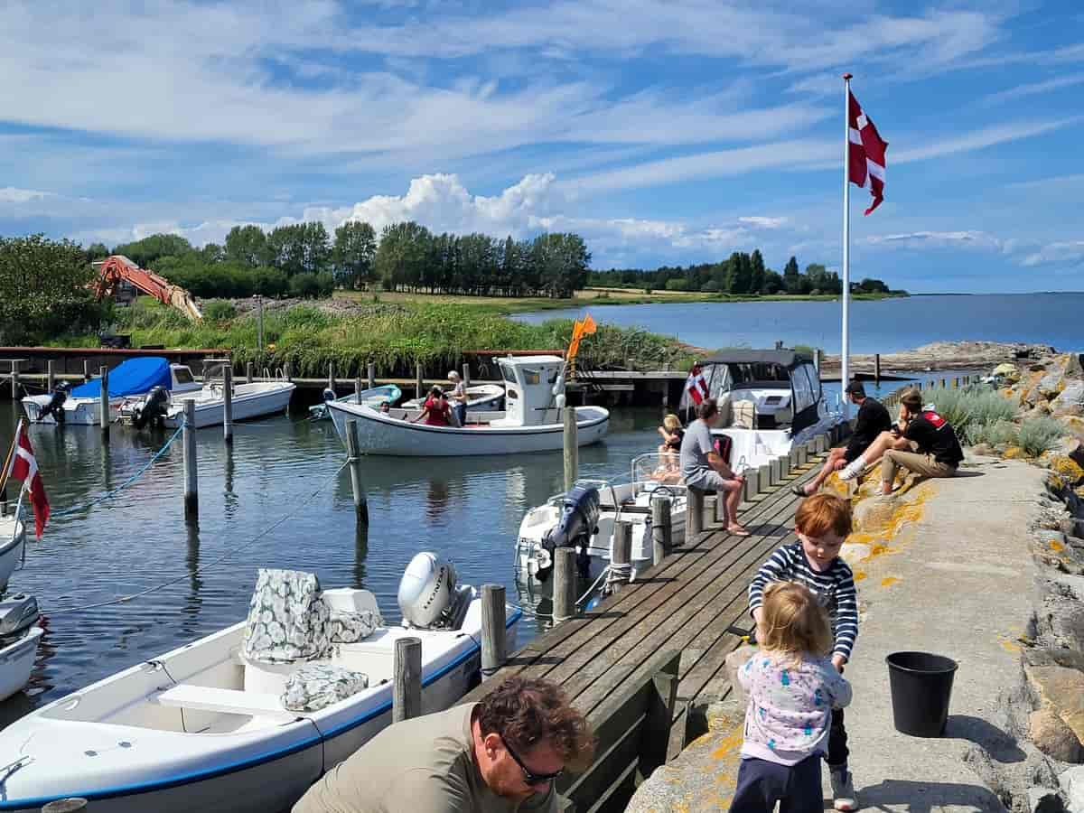 Havnen mod øst.