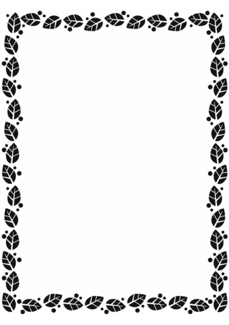 Page Borders Free Printable