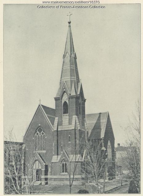 First St. Peter's Church, Lewiston, ca. 1900