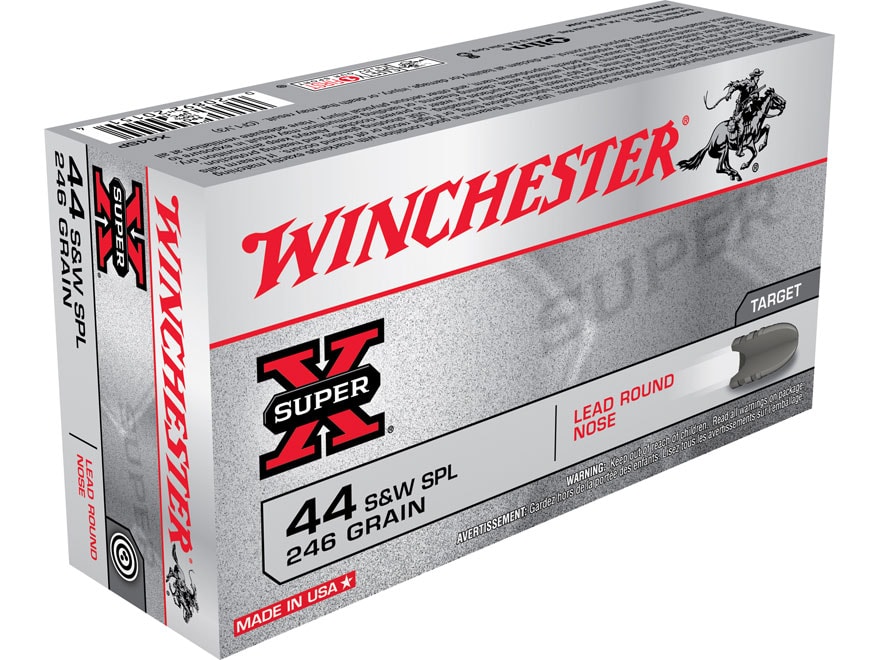 Winchester Super X 44 Special Ammo 246 Grain Round Nose Box of 50