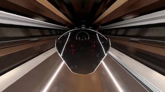 Bedrijf in Veendam maakt eerste testrit met hyperloop