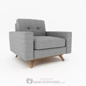 Luna Armchair Vray 3d model