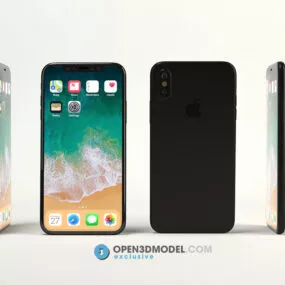 Apple Iphone X, Xs 3d model