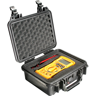 pelican 1200 black meter hard case