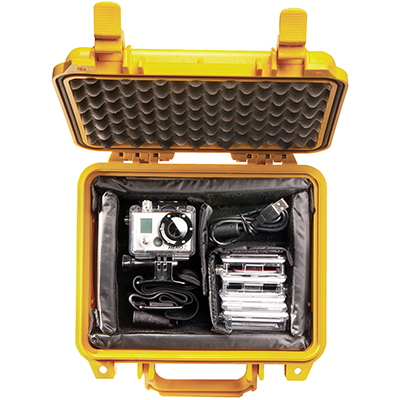 pelican 1200 gopro waterproof hard case