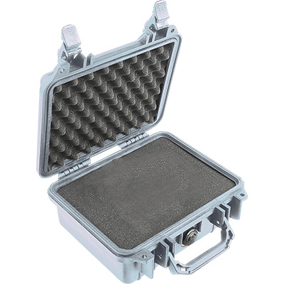 pelican 1200 rugged silver case