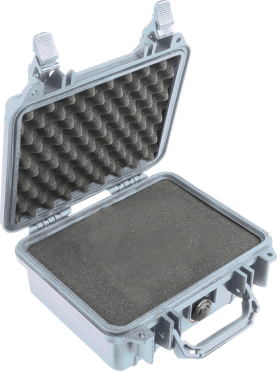 pelican 1200 rugged silver case