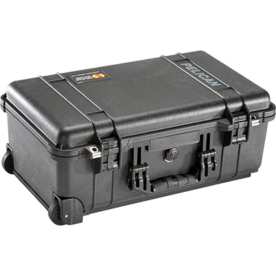 pelican 1510 hard rolling travel carry on case