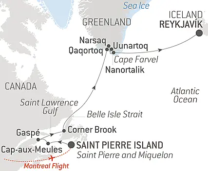 From the St Lawrence to Greenland, the Last Moments of Winter