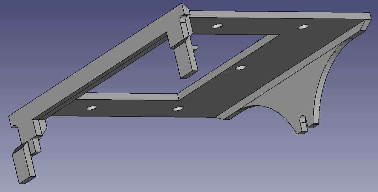 Alfa Romeo 147 / GT 10.88 inch 1 DIN radio bracket by nikonosequx ...