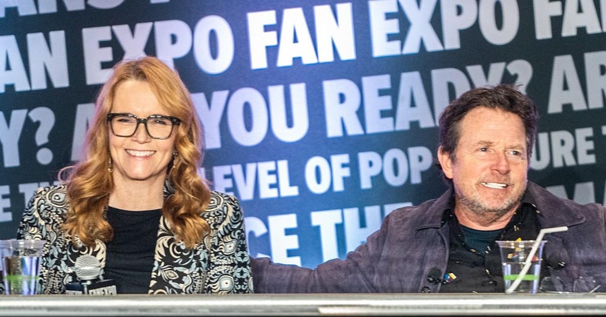 Photo of Lea Thompson and Michael J. Fox