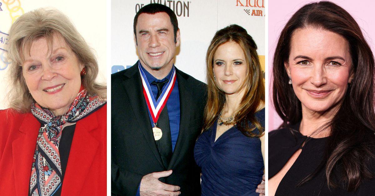 Composite photo of Anita Gillette, John Travolta and Kelly Preston, Kristin Davis