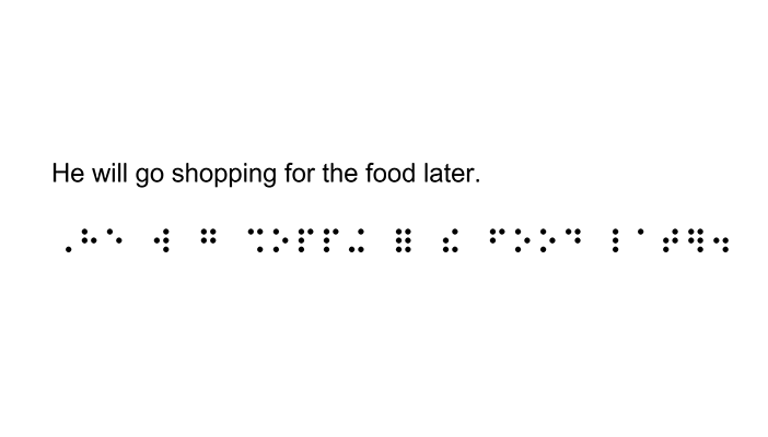 Education - contracted (grade 2) braille explained | RNIB | RNIB