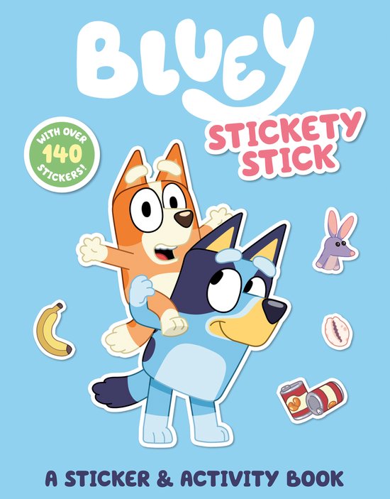 Bluey- Bluey: Stickety Stick: A Sticker & Activity Book | 9780593661482 ...