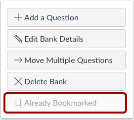 View Bookmarked Bank