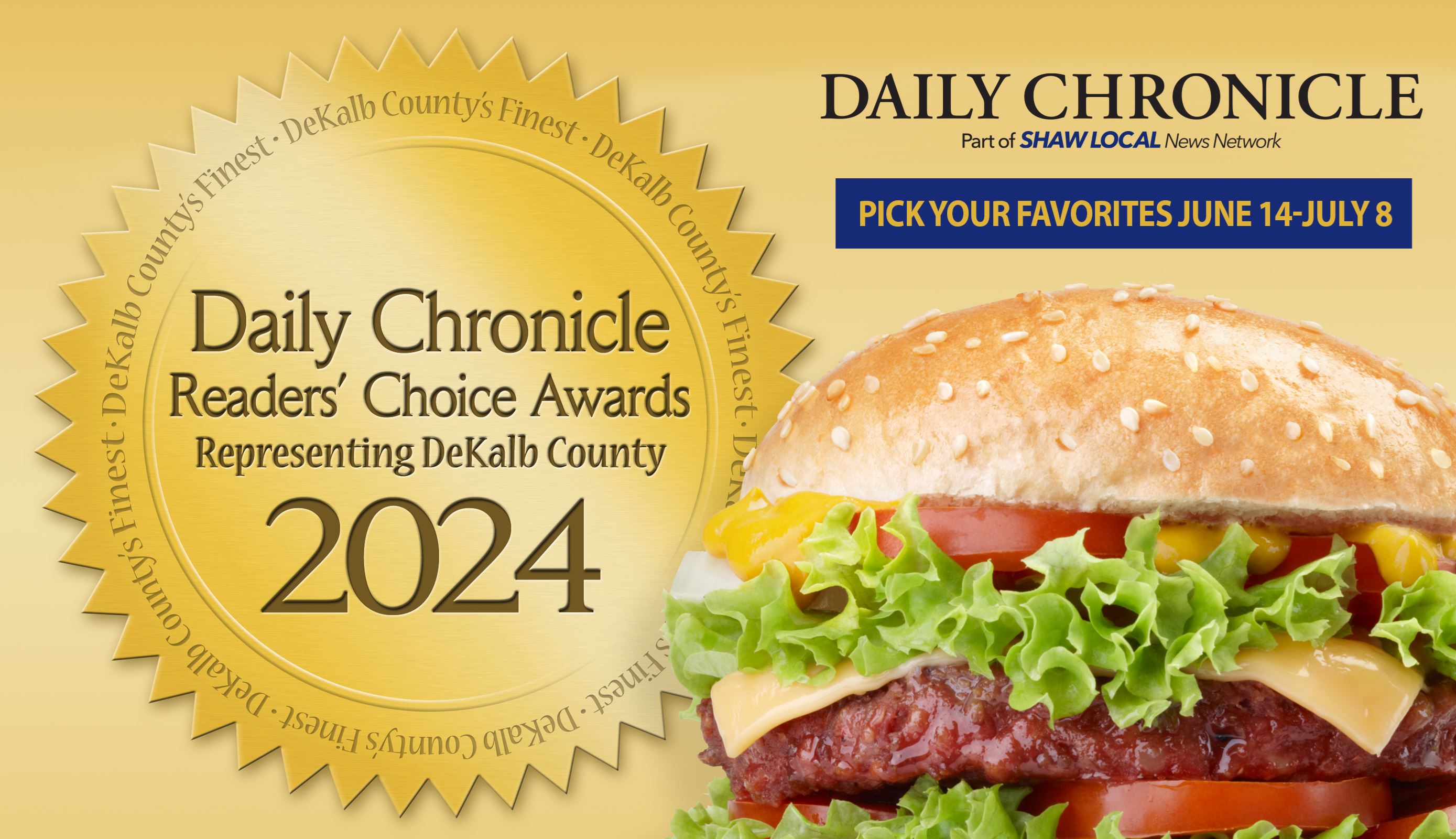 Thank you for voting in the2024 DeKalb's Finest Readers' Choice Awards!