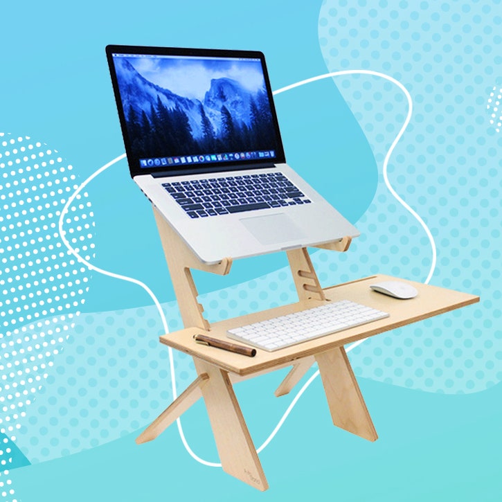 I Found a Stylish Standing Desk Converter that Makes WFH a Joy