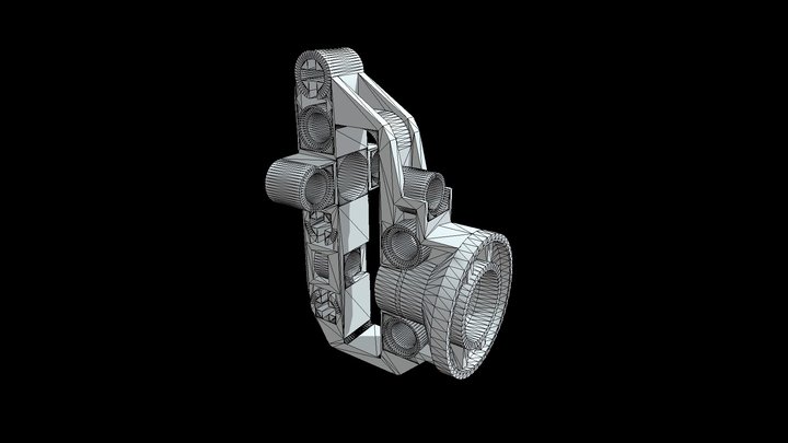 Steering Portal Axle Housing 3D Model