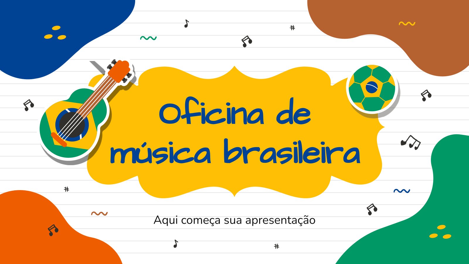 Brazilian Music Workshop presentation template 