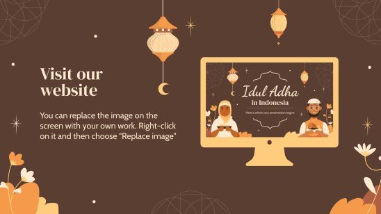 Idul Adha in Indonesia presentation template 