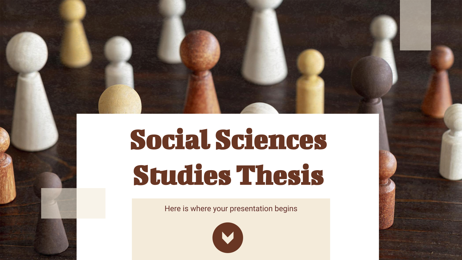 Social Sciences Studies Thesis presentation template 