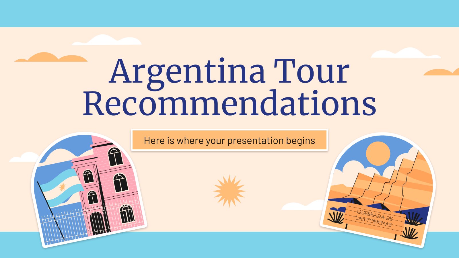 Argentina Tour Recommendations presentation template 