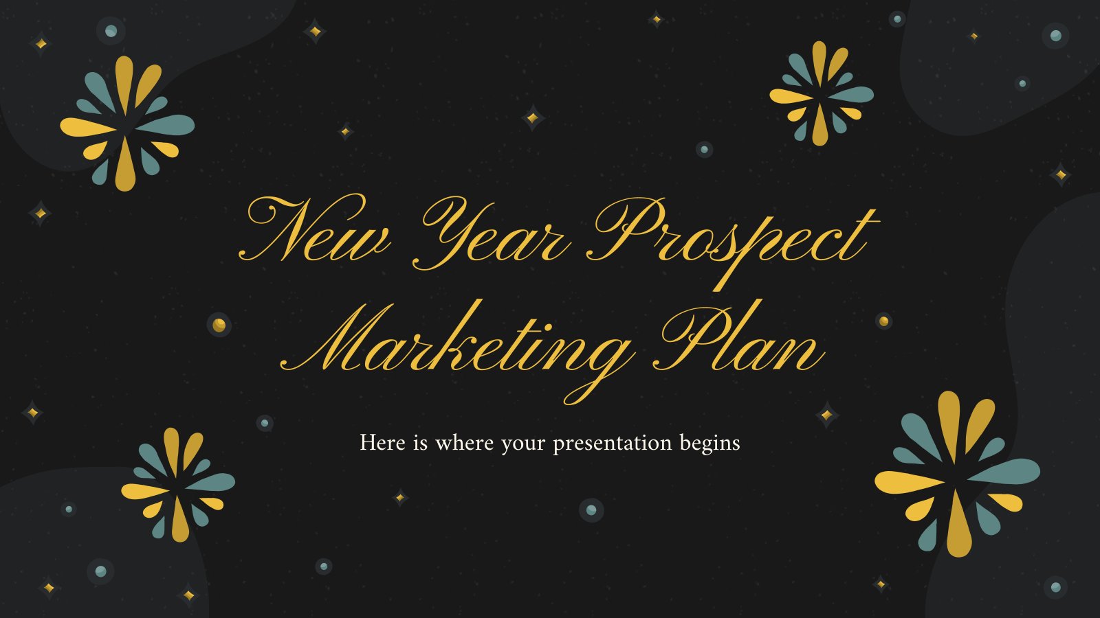 New Year Prospect Marketing Plan presentation template 