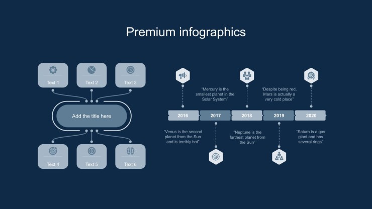 Happy New Year's Day presentation template 