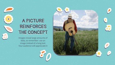 Traditional Folk Music of Argentina presentation template 