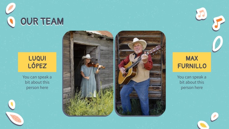 Traditional Folk Music of Argentina presentation template 