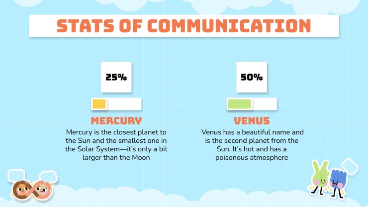 Assertive Communication for Kids presentation template 