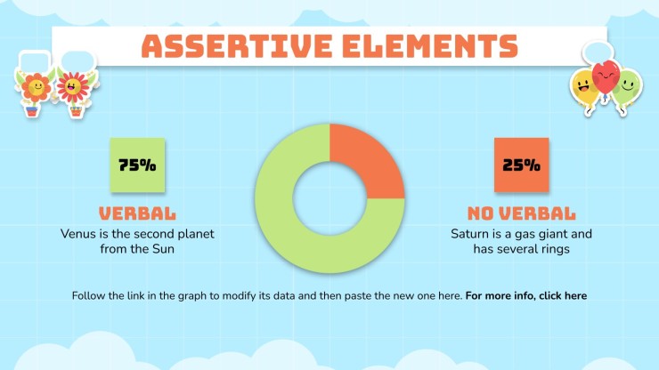 Assertive Communication for Kids presentation template 