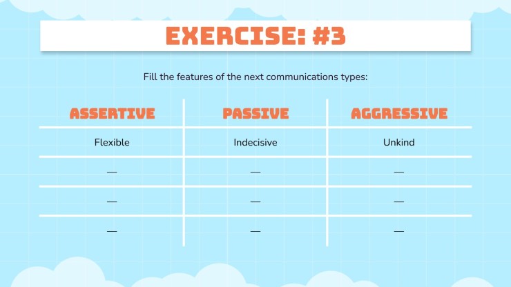 Assertive Communication for Kids presentation template 