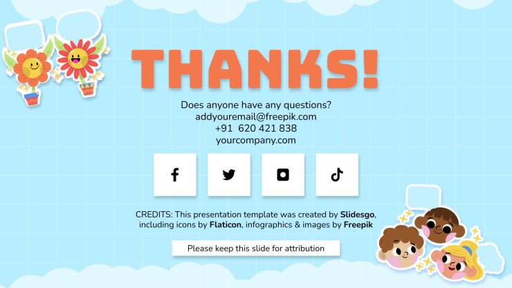 Assertive Communication for Kids presentation template 