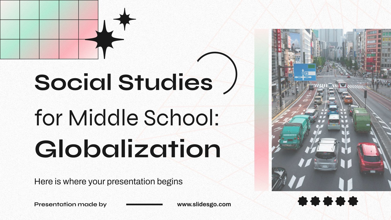 Social Studies for Middle School: Globalization presentation template 