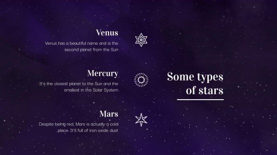 Starry Night Minitheme presentation template 