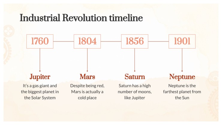 History Major for College: Industrial Revolution presentation template 