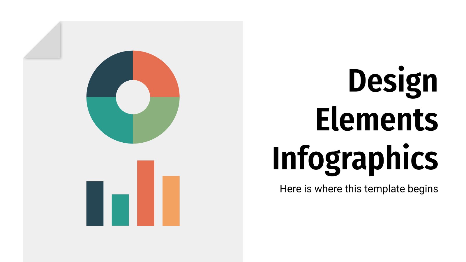 Design Elements Infographics presentation template 