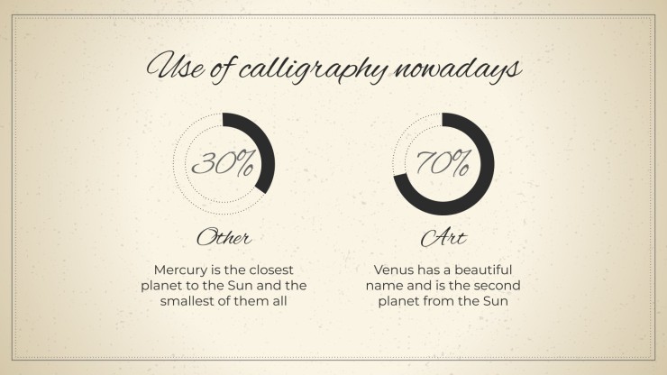 World Calligraphy Day presentation template 