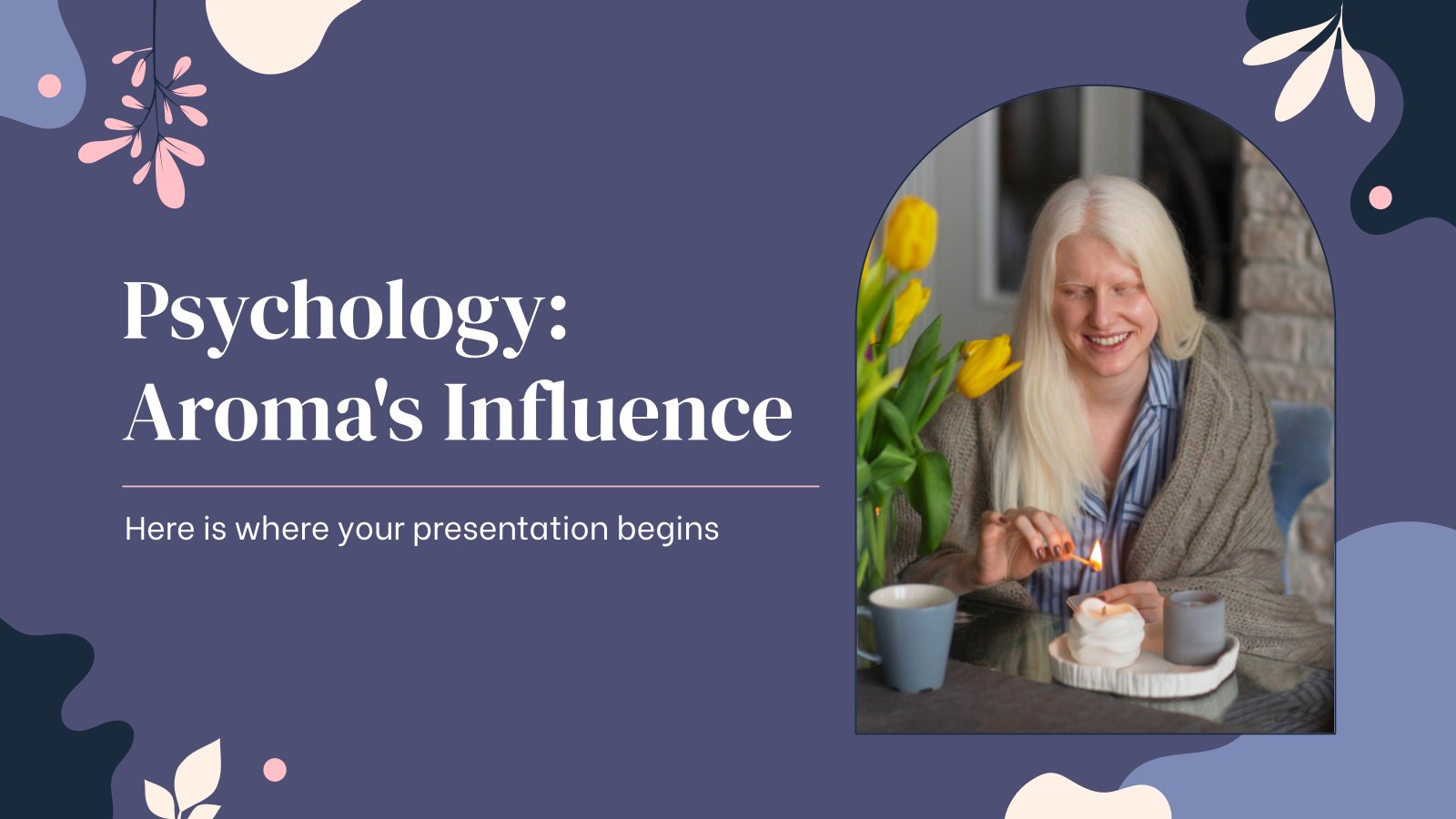 Psychology: Aroma's Influence on Mood presentation template 