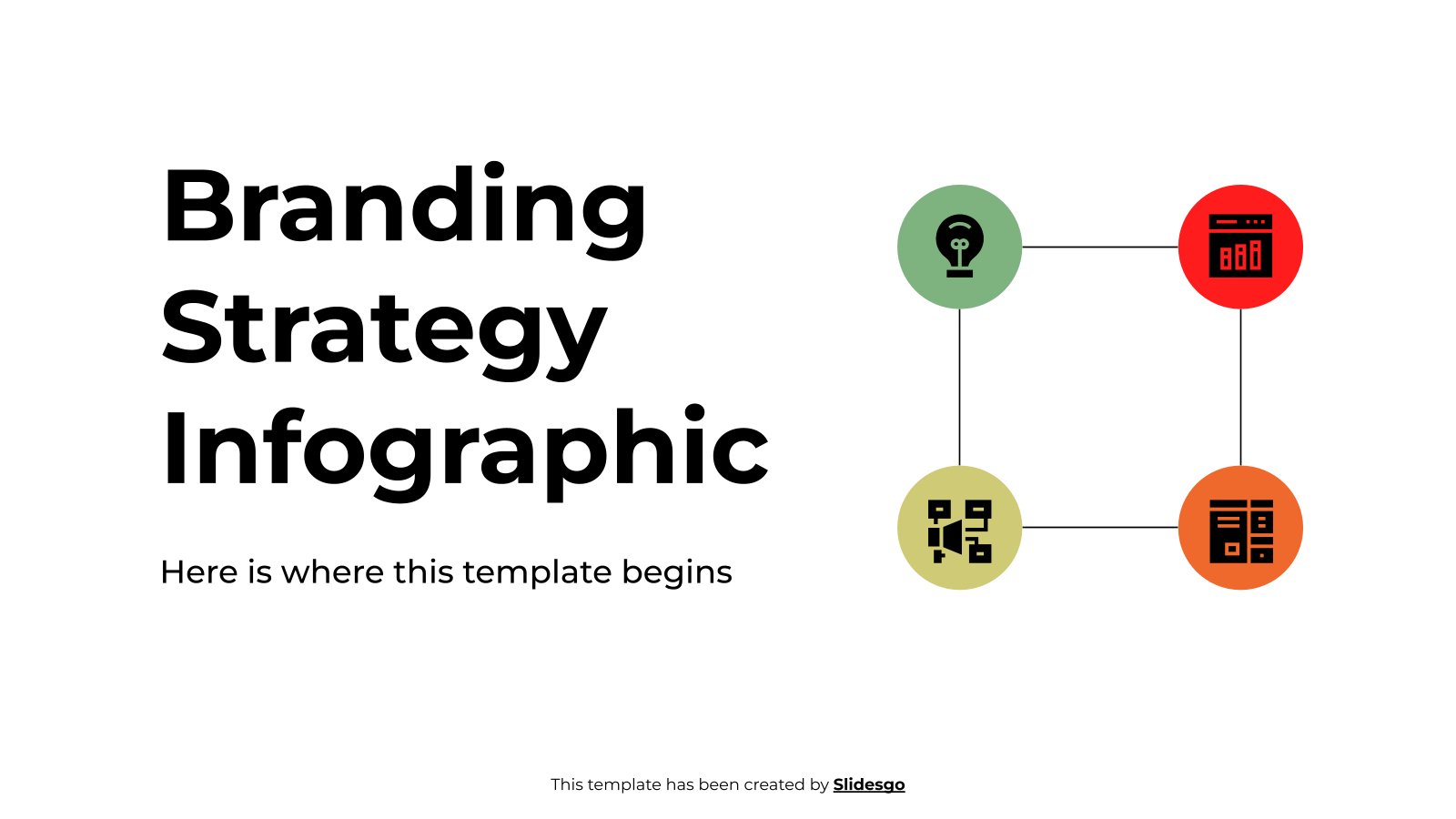 Branding Strategy Infographics presentation template 