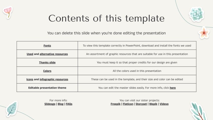 My Autobiography presentation template 