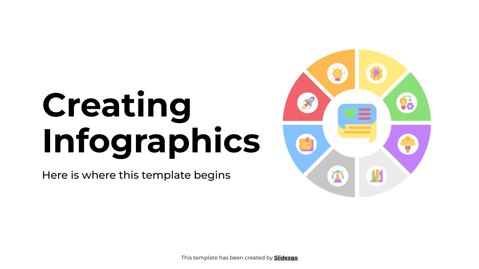 Creating Infographics presentation template 