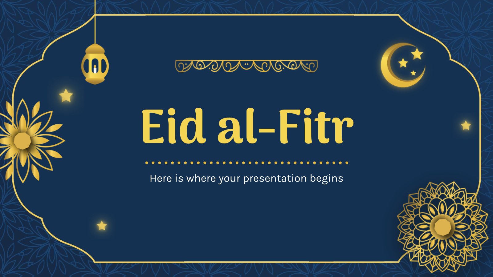 Eid al-Fitr presentation template 