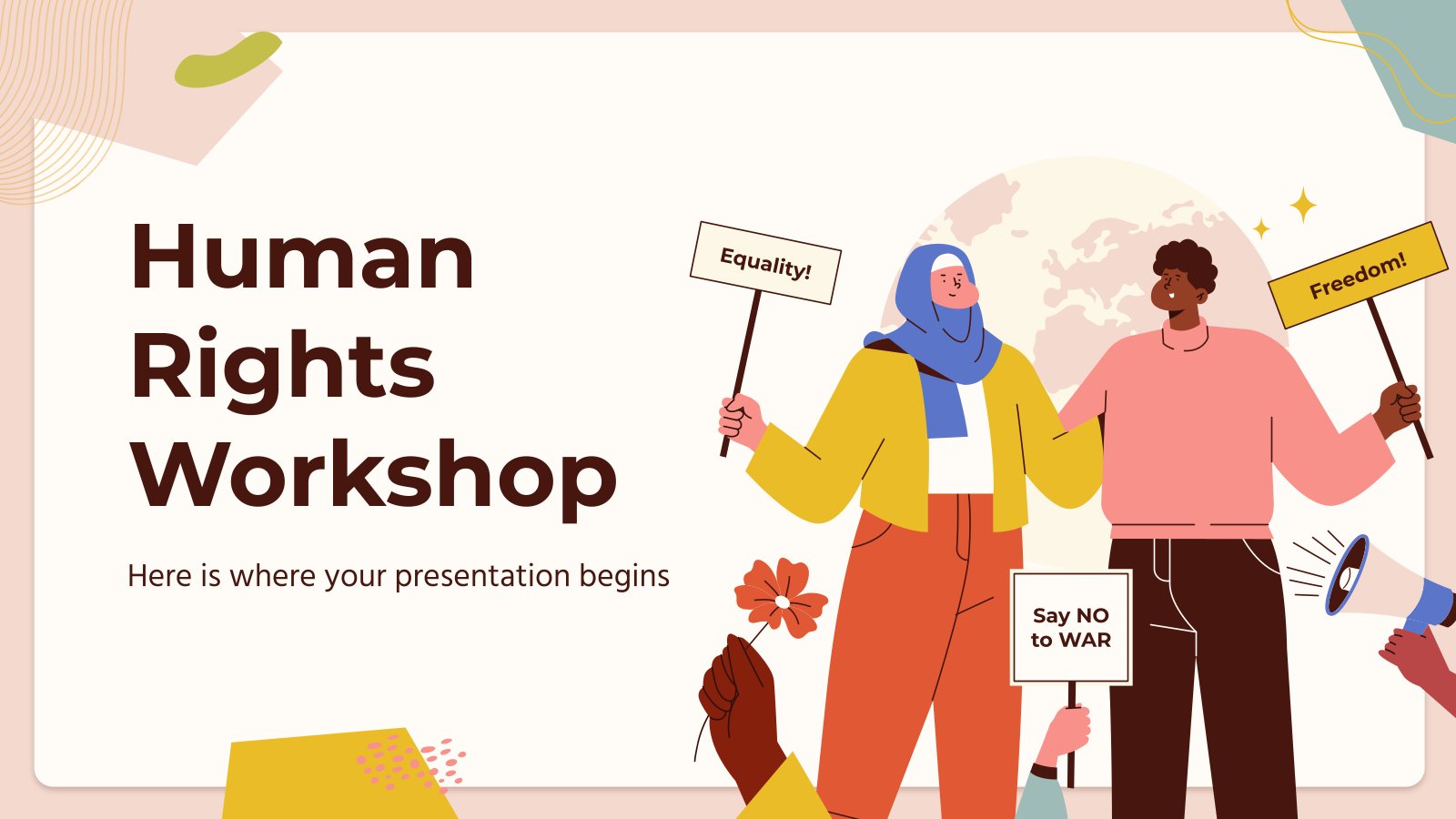 Human Rights Workshop presentation template 