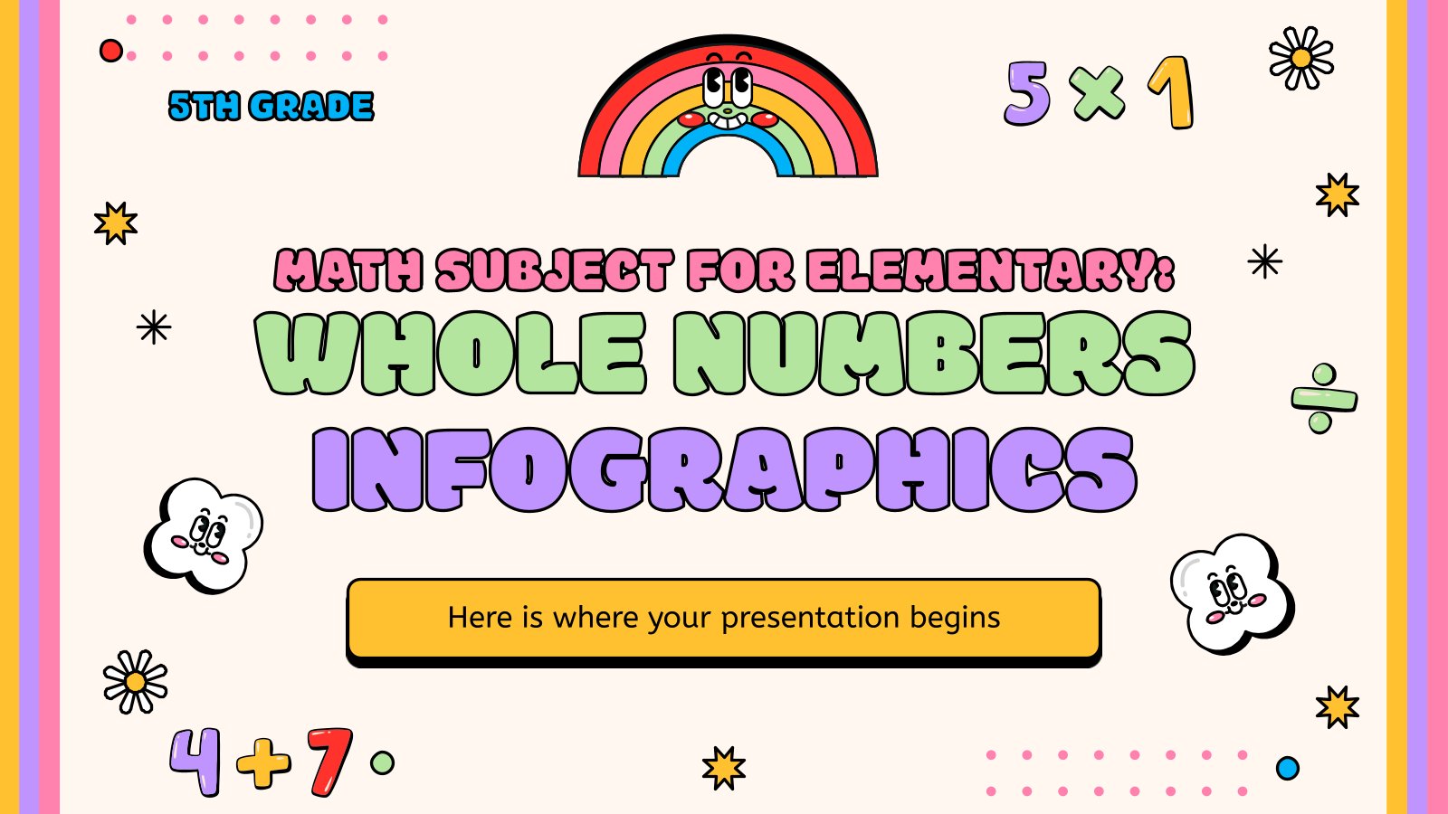 Math for Elementary - 5th Grade: Whole Numbers Infographics