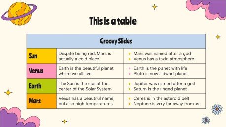 Groovy Slides presentation template 