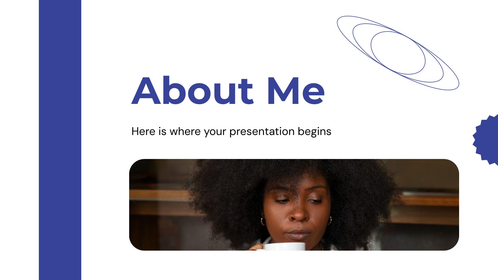 About Me presentation template 