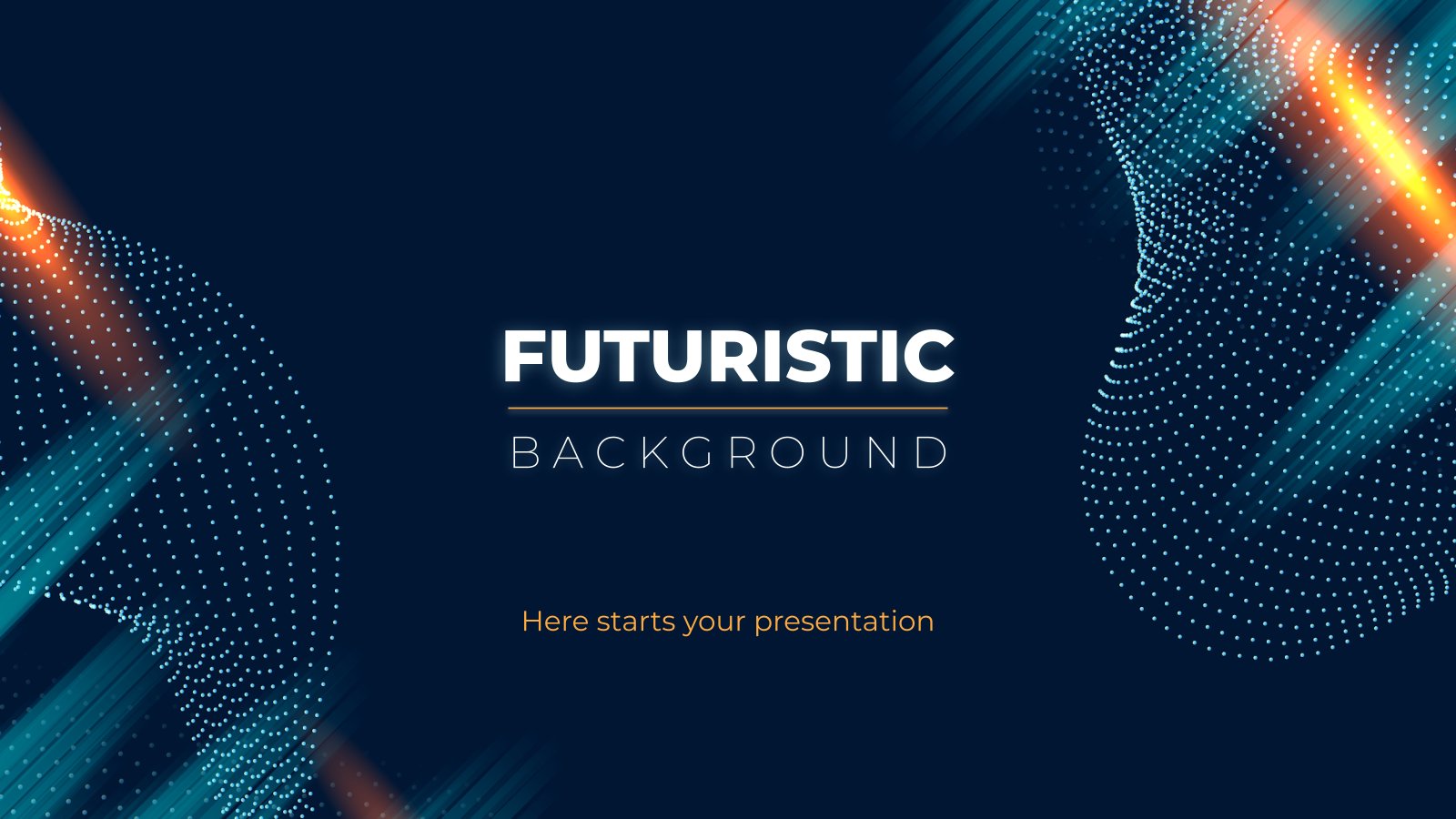 Futuristic Background Google Slides and PowerPoint Template