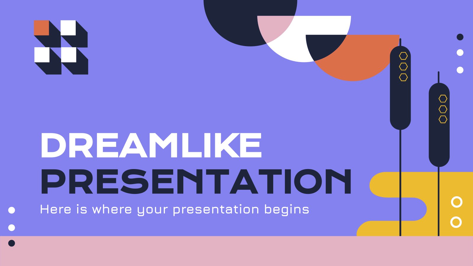 Dreamlike Slides presentation template 